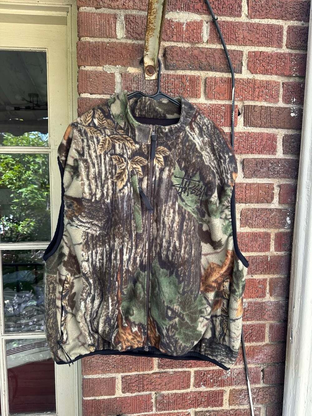 Stussy x Cabela's Camo Fleece Vest Full Zip